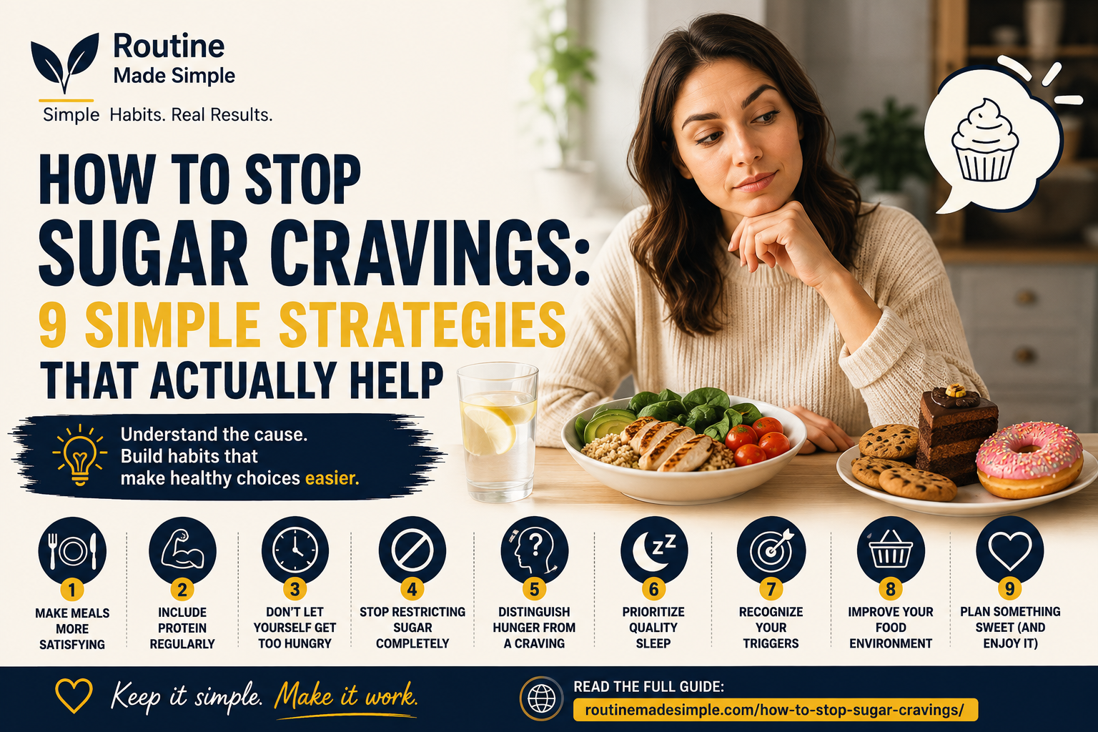 How to stop sugar cravings with 9 simple strategies