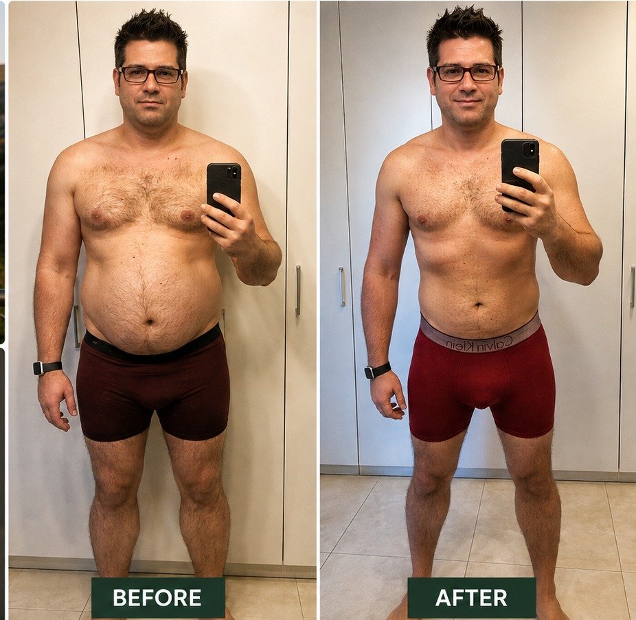 My personal before and after experience with my 16:8 and Feel Great routine