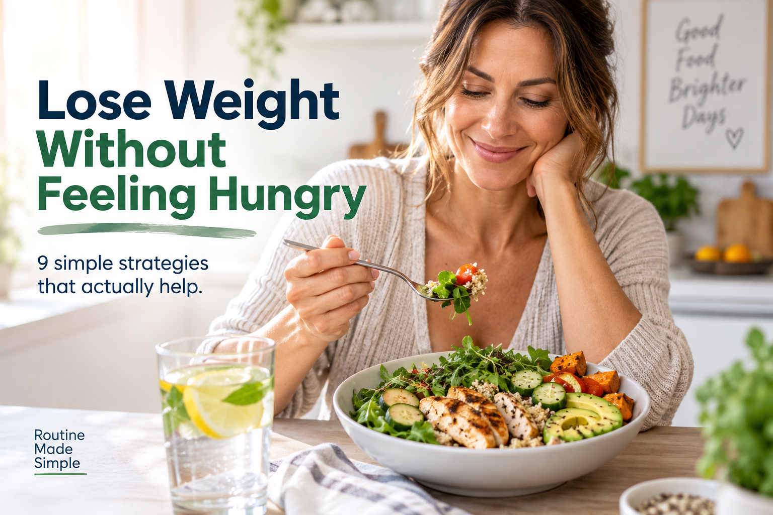 How to lose weight without feeling hungry