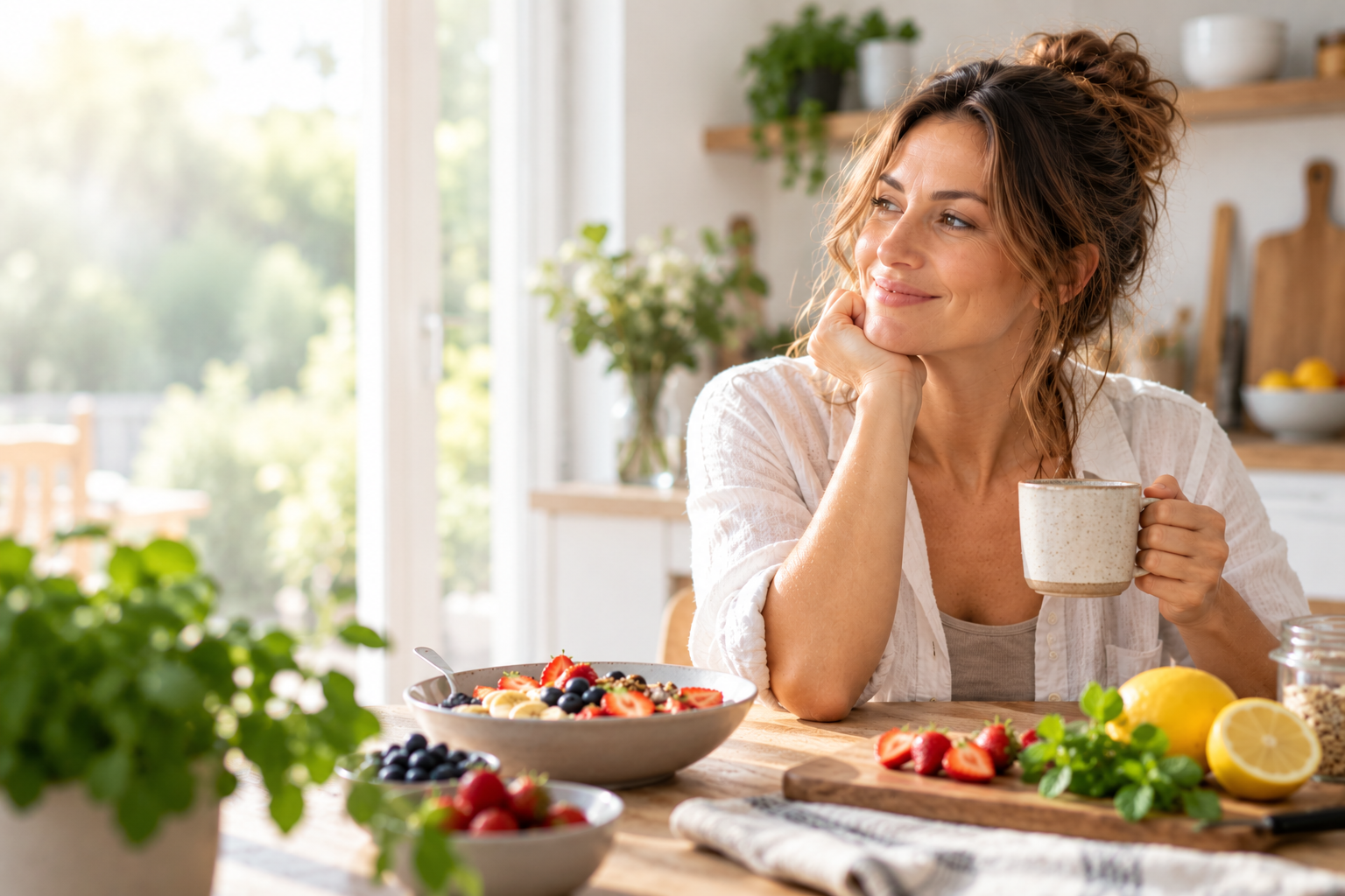 Simple healthy everyday routine for sustainable weight management