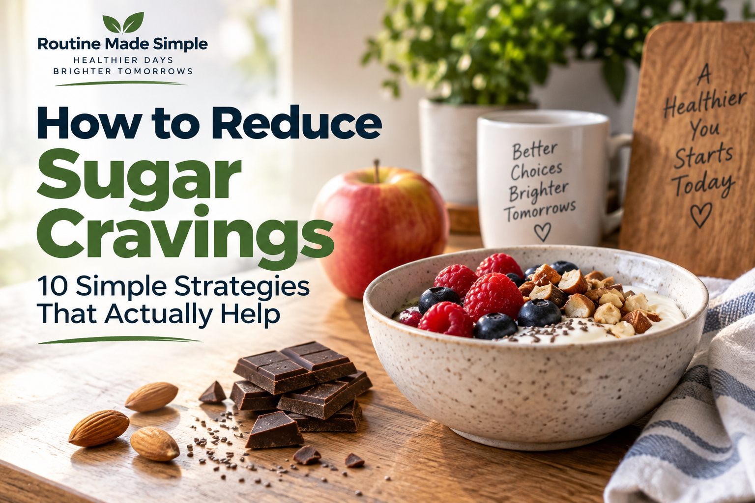 How to reduce sugar cravings with simple healthy eating strategies