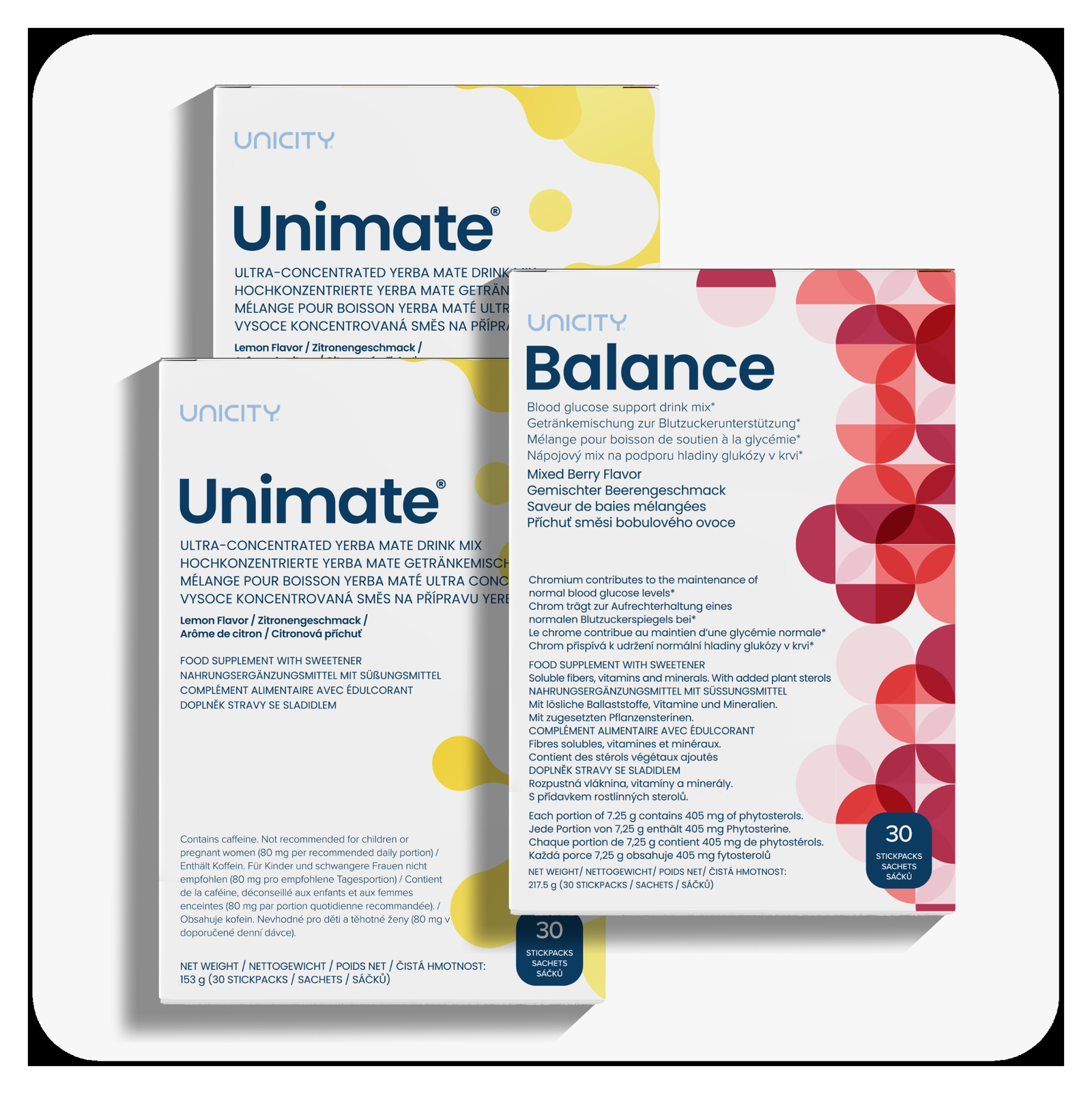Unicity Unimate and Balance Feel Great products